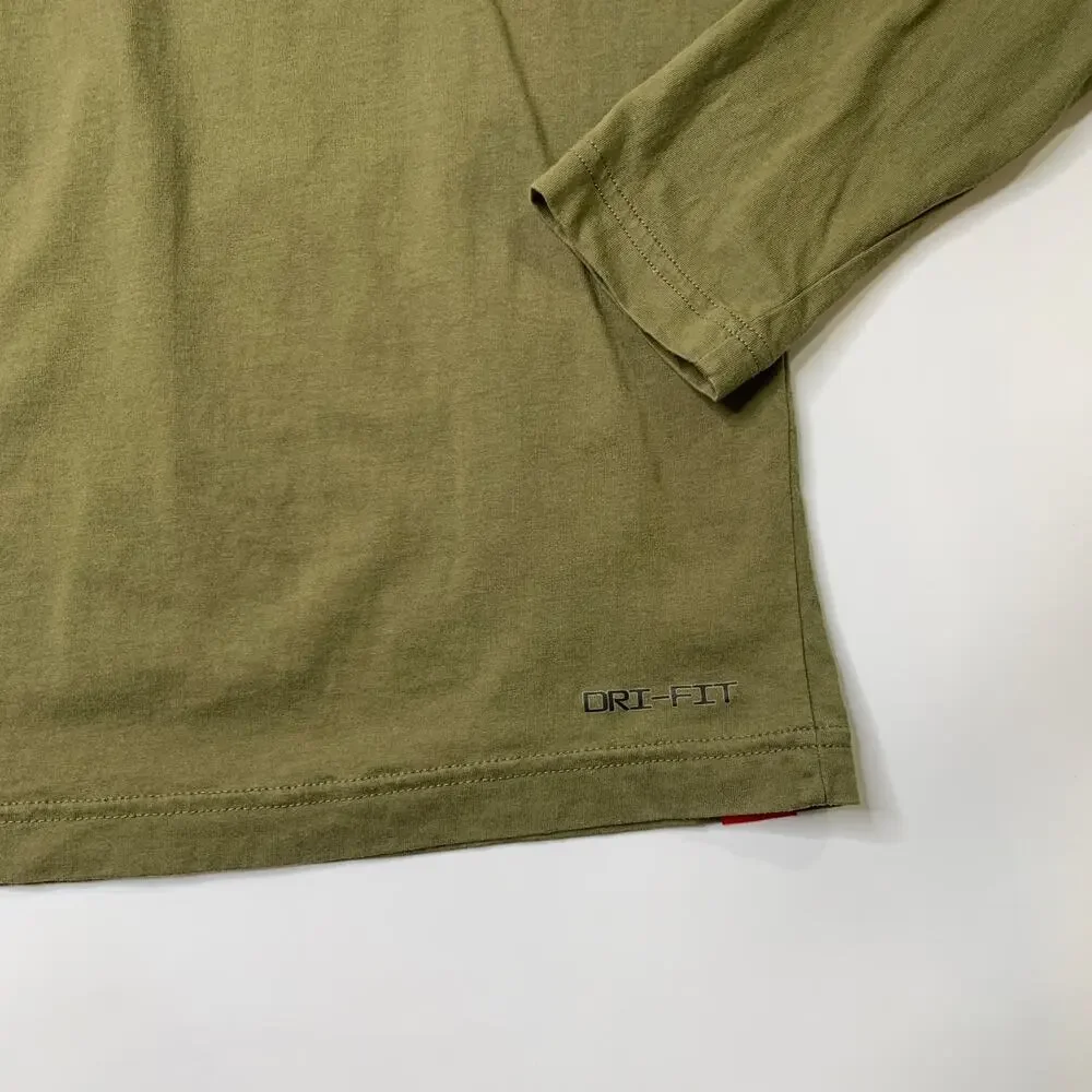 New England Patriots Hoodie Boys M Medium Army Green NFL Salute To Service Nike